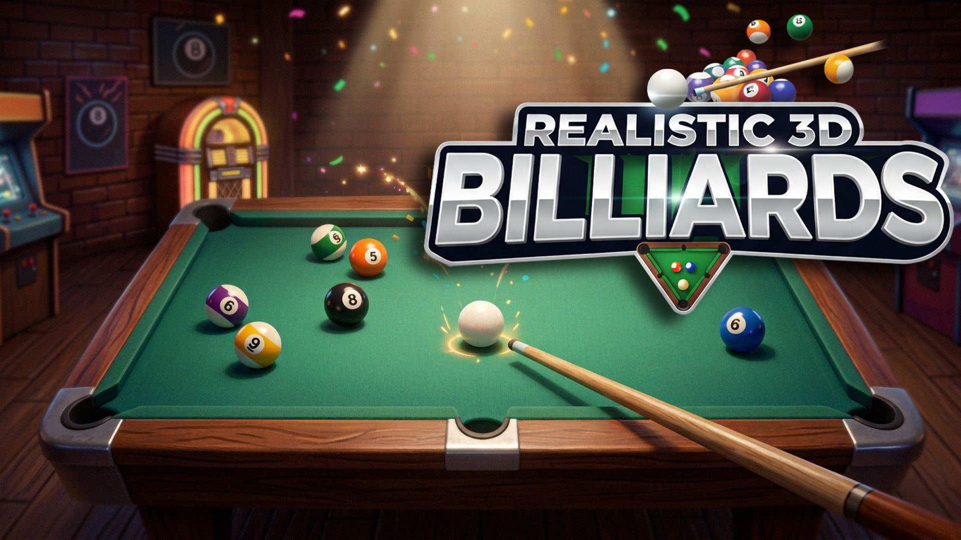 Billar realista en 3D