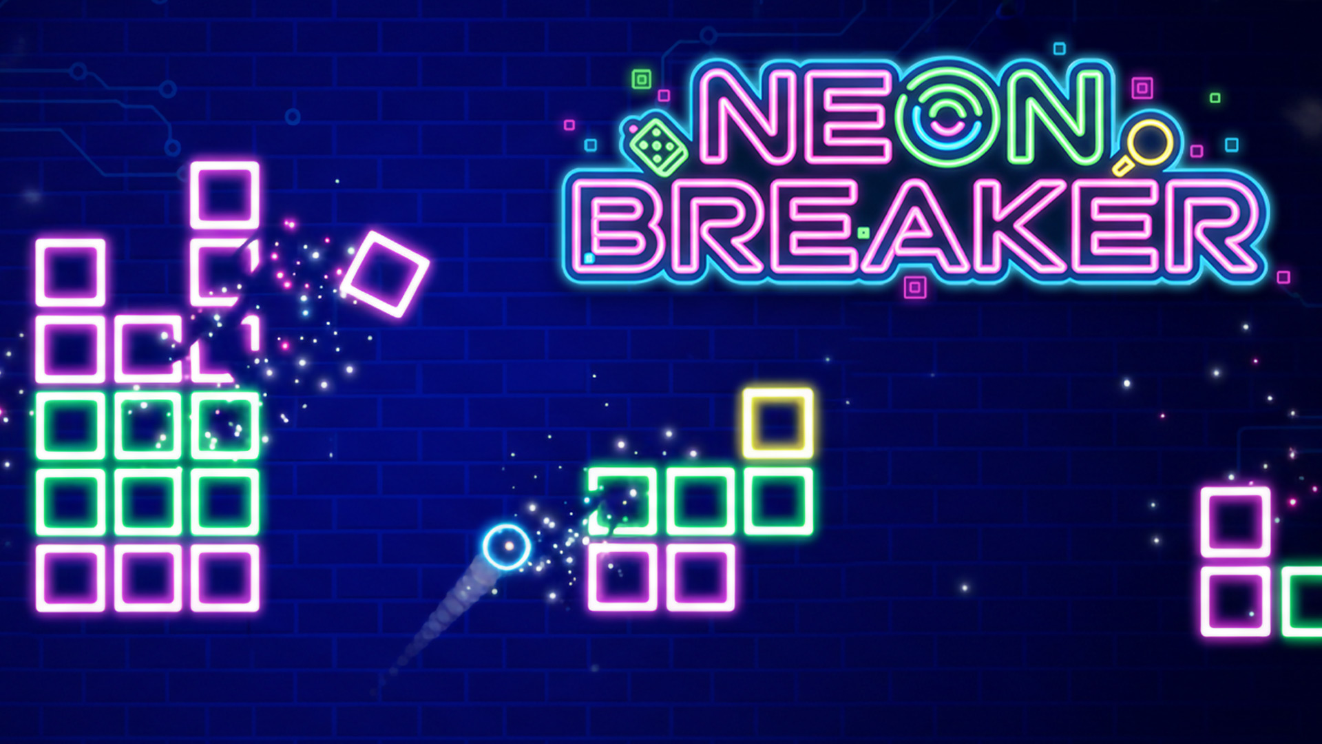 Neon Brick Breaker