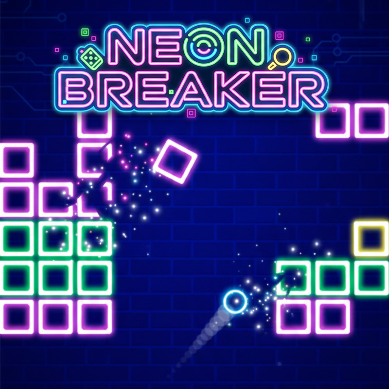 Neon Brick Breaker