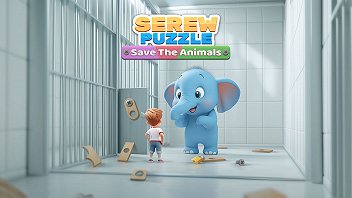 Screw Puzzle Save The Animals
